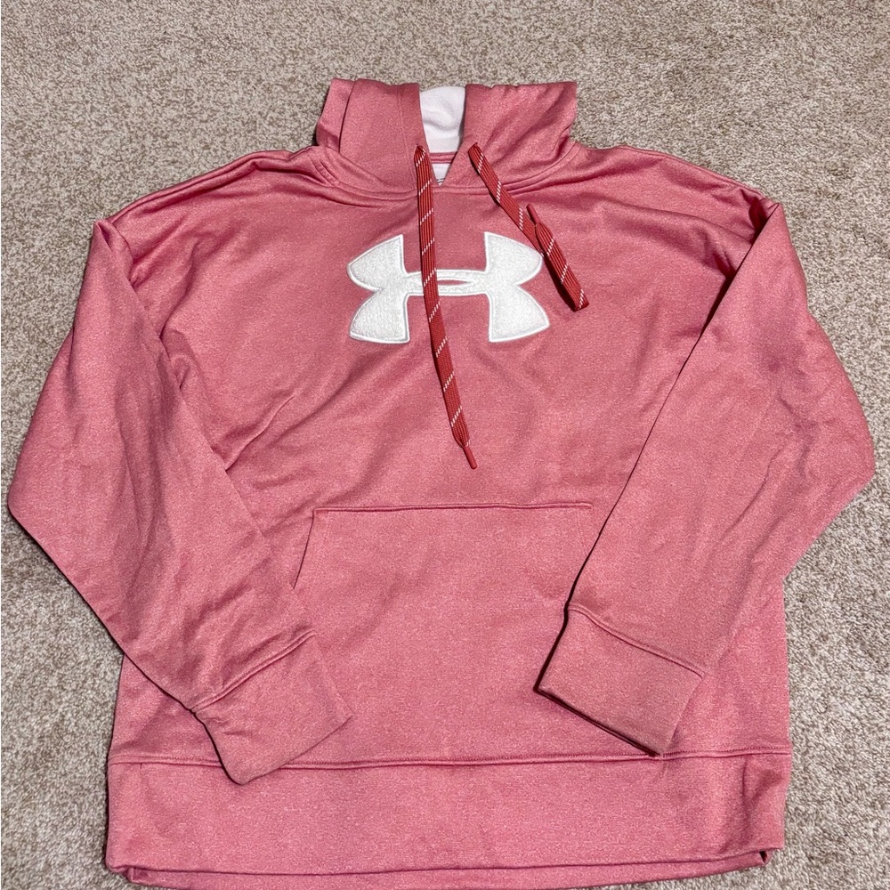 Under Armour Rose Hoodie with White Logo